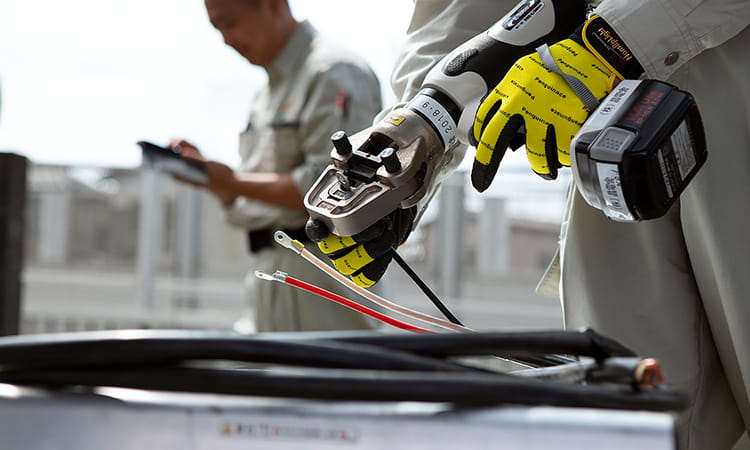 写真：電気設備工事