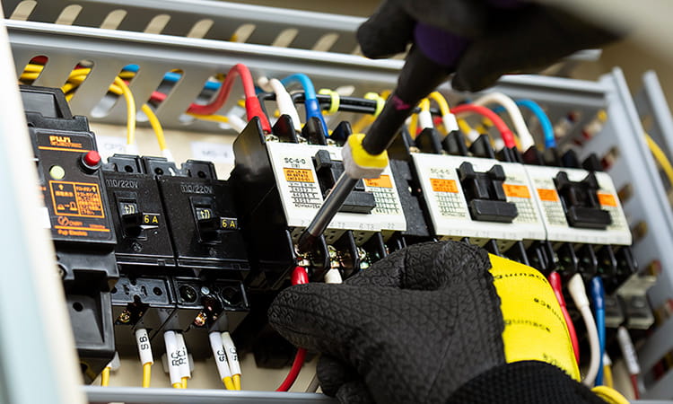 写真：電気設備工事