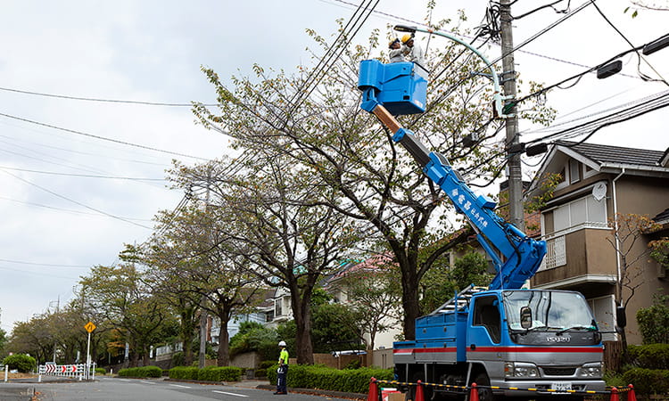 写真：電気設備工事