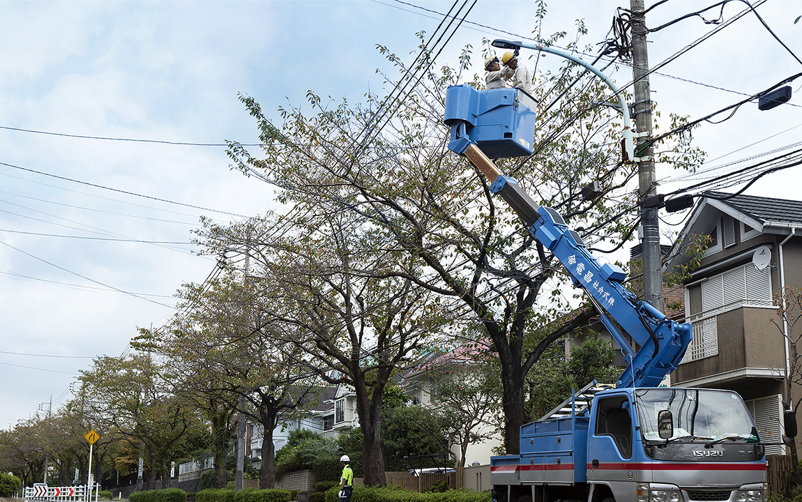 写真：電気設備工事