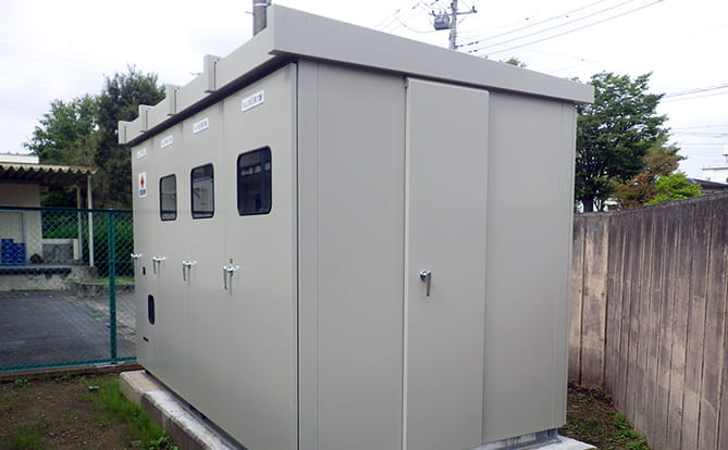 写真:南第二小学校受変電設備改修工事 施工実績1